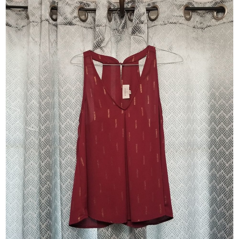 Everly Dressy Tank. Size S